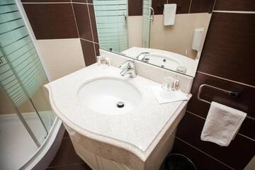 Фото номера Улучшенный двухместный номер с 1 кроватью Отель Jazz Hotel г. Кишинёв 12