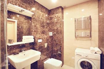 Фото номера Двухместные апартаменты с 1 кроватью Отель Familion ApartHotel г. Кишинёв 6