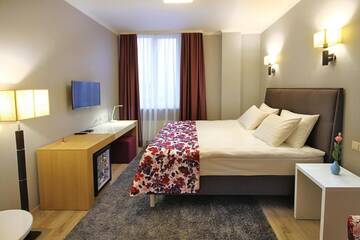 Фото номера Двухместный номер бизнес-класса с 1 кроватью Отель City Park Hotel г. Кишинёв 6