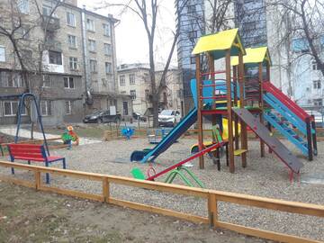 Фото номера Апартаменты с балконом Апартаменты Studio Apartment on Negruzzi 5 г. Кишинёв 37