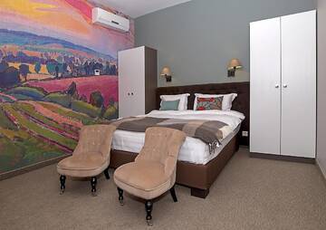 Фото номера Апартаменты с 1 спальней и балконом Отель ZENTRUM Hotel г. Кишинёв 3