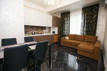 Фото номера Апартаменты с 1 спальней Апартаменты DOUBLE SkyHouse Exclusive Apartments г. Кишинёв 3