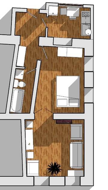 Фото номера Дом с 1 спальней Дома для отпуска Authentic apartment in the centre г. Кишинёв 14