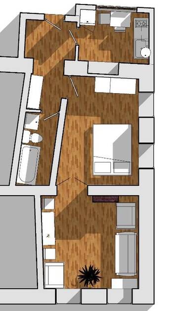 Фото номера Дом с 1 спальней Дома для отпуска Authentic apartment in the centre г. Кишинёв 23