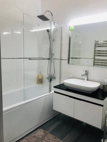 Фото номера Апартаменты с 2 спальнями Апартаменты SKY HOUSE г. Кишинёв 11