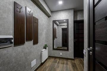 Фото номера Апартаменты с 1 спальней Апартаменты Apartment in the center! PANORAMIC WINDOWS! Fireplace! г. Кишинёв 11