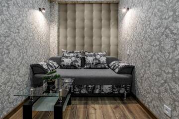 Фото номера Апартаменты с 1 спальней Апартаменты Apartment in the center! PANORAMIC WINDOWS! Fireplace! г. Кишинёв 19