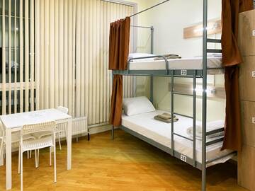 Фото номера Кровать в общем 6-местном номере для женщин Хостелы Capsule HOSTEL г. Кишинёв 10