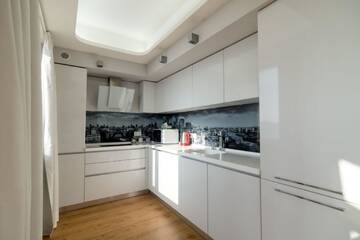 Фото номера Апартаменты с 1 спальней Апартаменты Panoramic Apartments г. Кишинёв 16