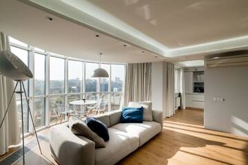 Фото номера Апартаменты с 1 спальней Апартаменты Panoramic Apartments г. Кишинёв 9