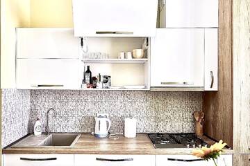 Фото номера Апартаменты с 1 спальней Апартаменты SkyHouse Modern 1 bedroom City Center г. Кишинёв 9